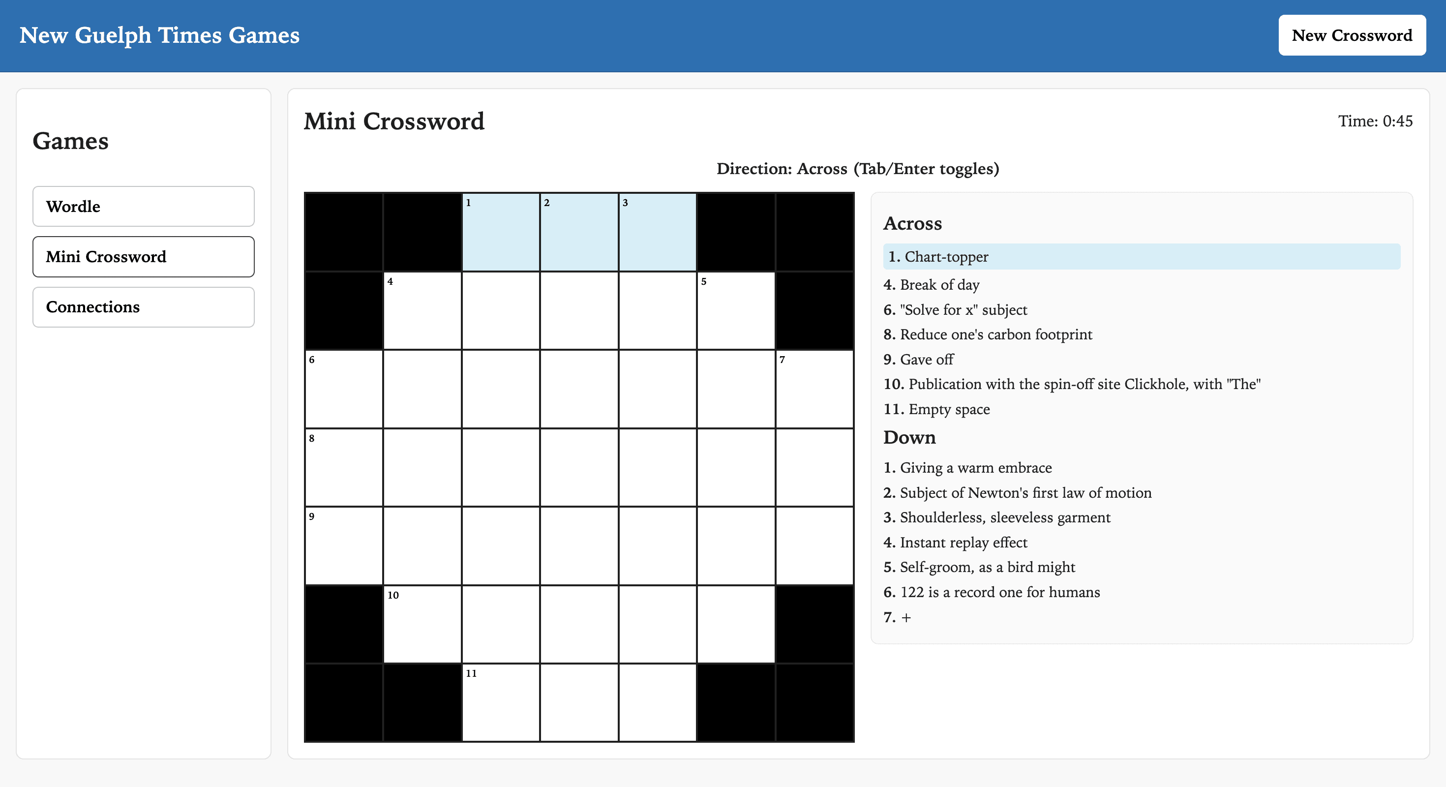 new-guelph-times-games project preview